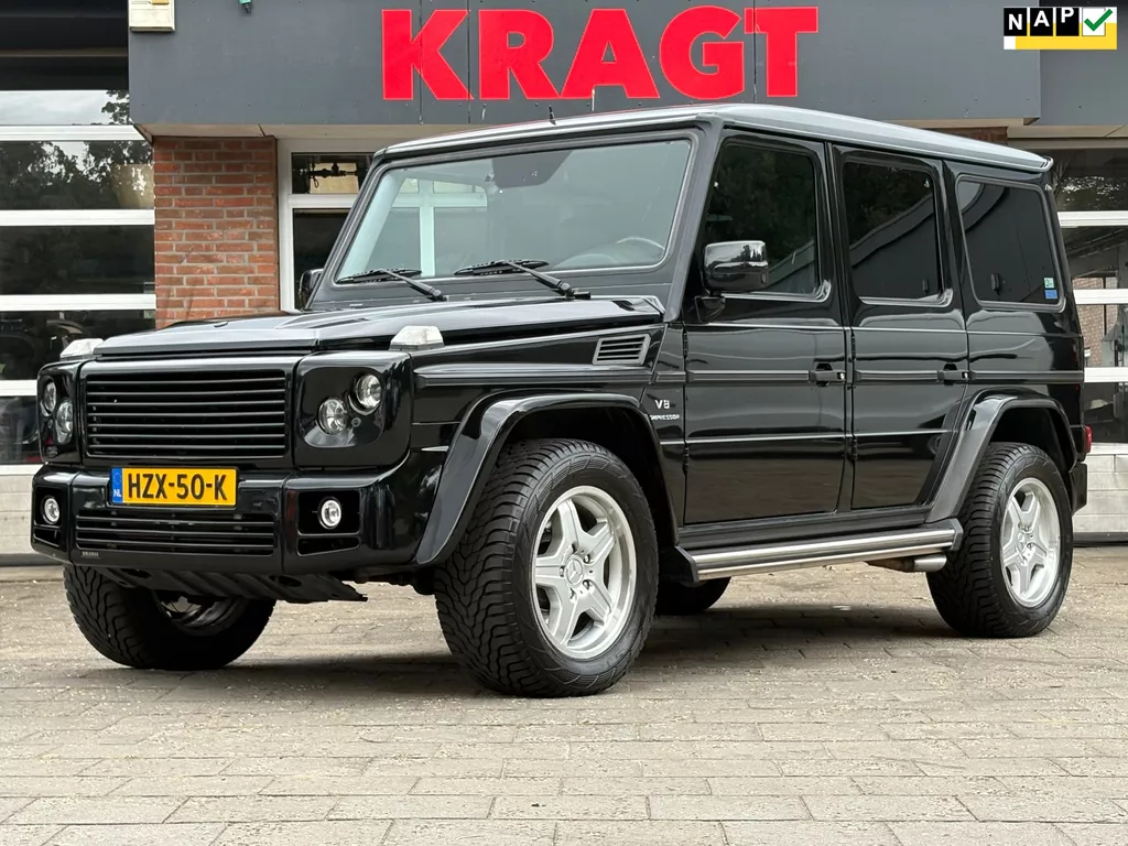 Mercedes-Benz G-klasse AMG 55 K V8 480 pk - YOUNGTIMER - Leder - APK 07-2027! nette auto!