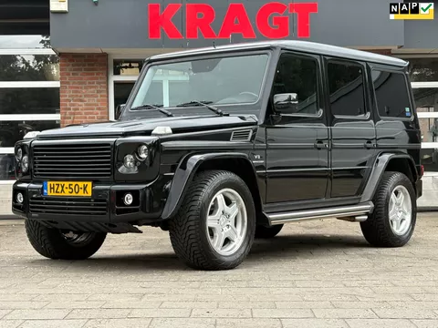 Mercedes-Benz G-klasse AMG 55 K V8 480 pk - YOUNGTIMER - Leder - APK 07-2027! nette auto!